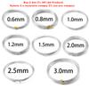 2-10Meters 0.6-3.0 mm Colors Anadized Round Aluminium Wire For Jewelry Making Bracelet Craft DIY Accessories Supplies Wholesale