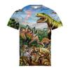 2024 Kids Girl Boy Clothes Dinosaur T-Shirt Summer Short Sleeve Tees Boy Clothes Casual Comfy T Shirt Tops Children's Clothing