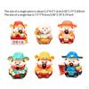 Miniature Figure Sculptures Wealth God for Boys Girls Adults Children