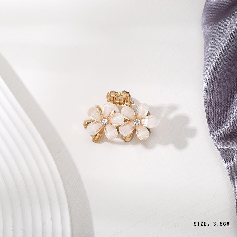 Mini Rhinestone Bow Hair Clip - Korean Style Accessory for Bangs