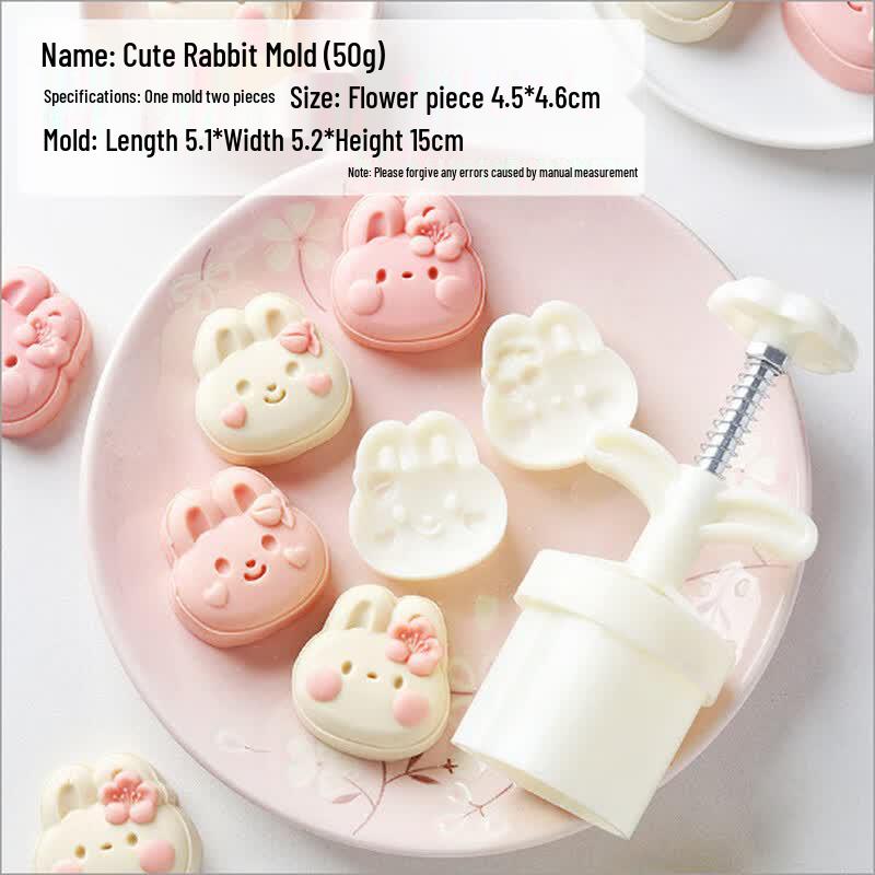 Meidi Cute Rabbit Mooncake Press Mold