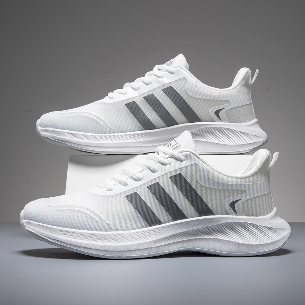 

2025 Лето Новые Дышащие Удобные Легкие Высококачественные Мягкие Мужские Повседневные Спортивные Туфли 39-45 39 белый