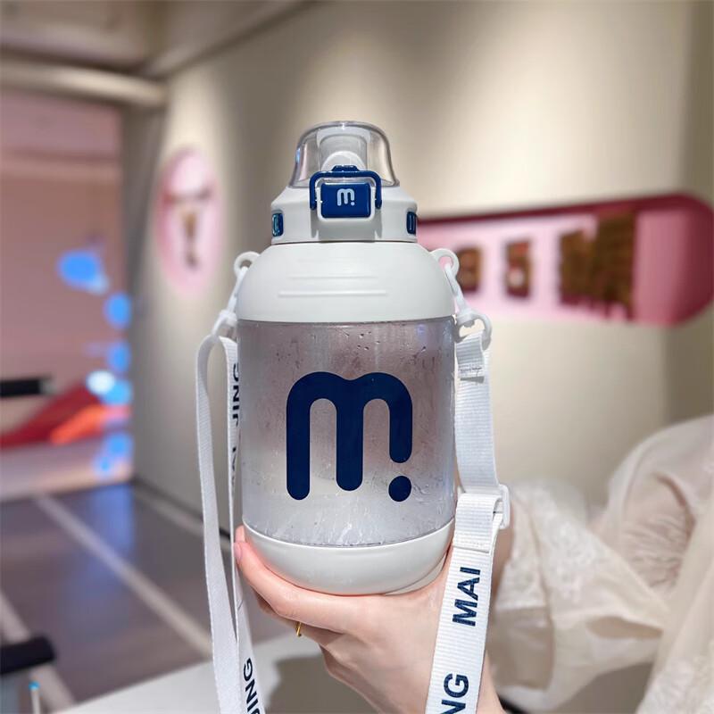 Leinuo Large Capacity Portable Straw Water Bottle