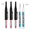 32/20mm Waterproof White Oily Deep Hole Long Nib Head Markers Pen Set for Metal Perforating Bathroom Woodworking Decoration Tool