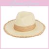 Summer Panama Hat With Wide Brim For Beach And Outdoor Sun Protection