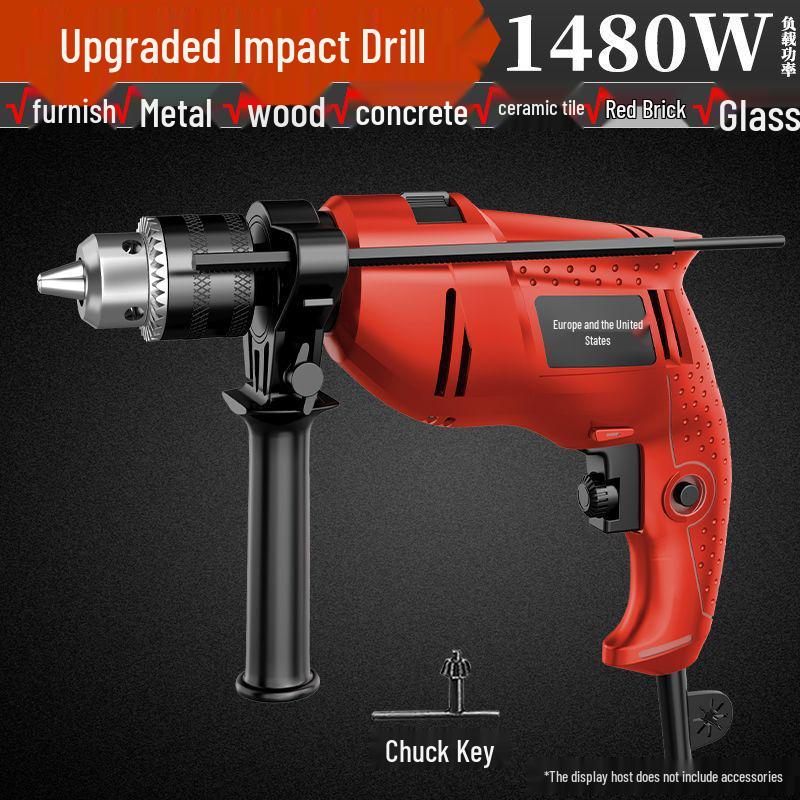 High-Power Variable Speed Impact Drill & Rotary Hammer Electric Screwdriver