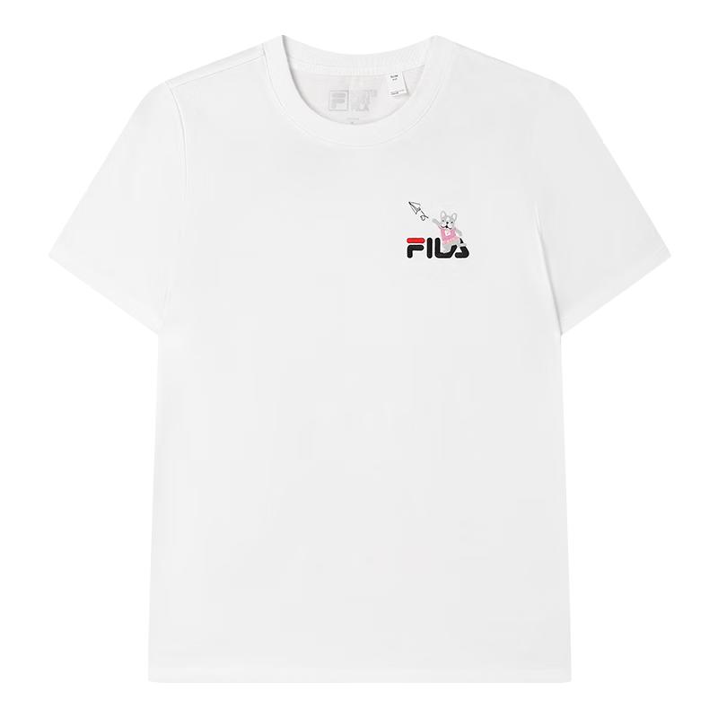 FILA Women s Embroidered Logo Knit T-Shirt XXL
