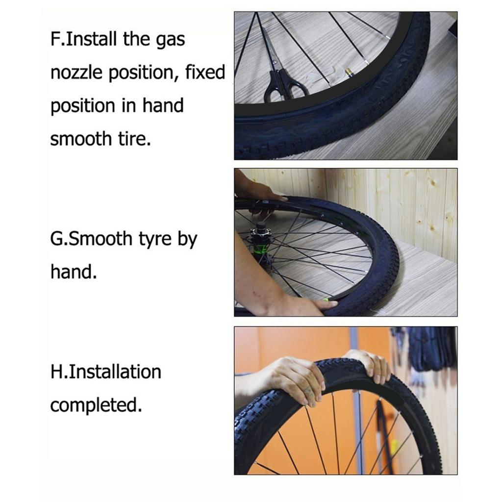 2 Roll Puncture-proof MTB Mountain Bike Bicycle Tire Lining Inner Protection Pad