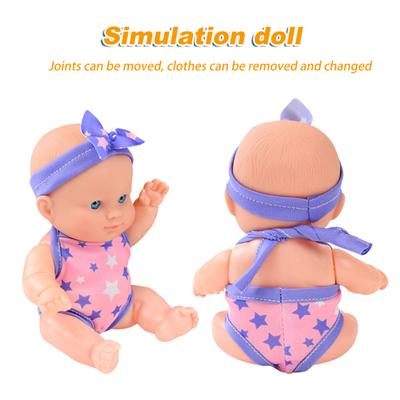 Yousheng Swimmer Baby Doll Waterproof Simulation Swimming Doll with Movable Joints Removable Swimsuit Non-Toxic Baby Doll for Kids Pool Bath Time
