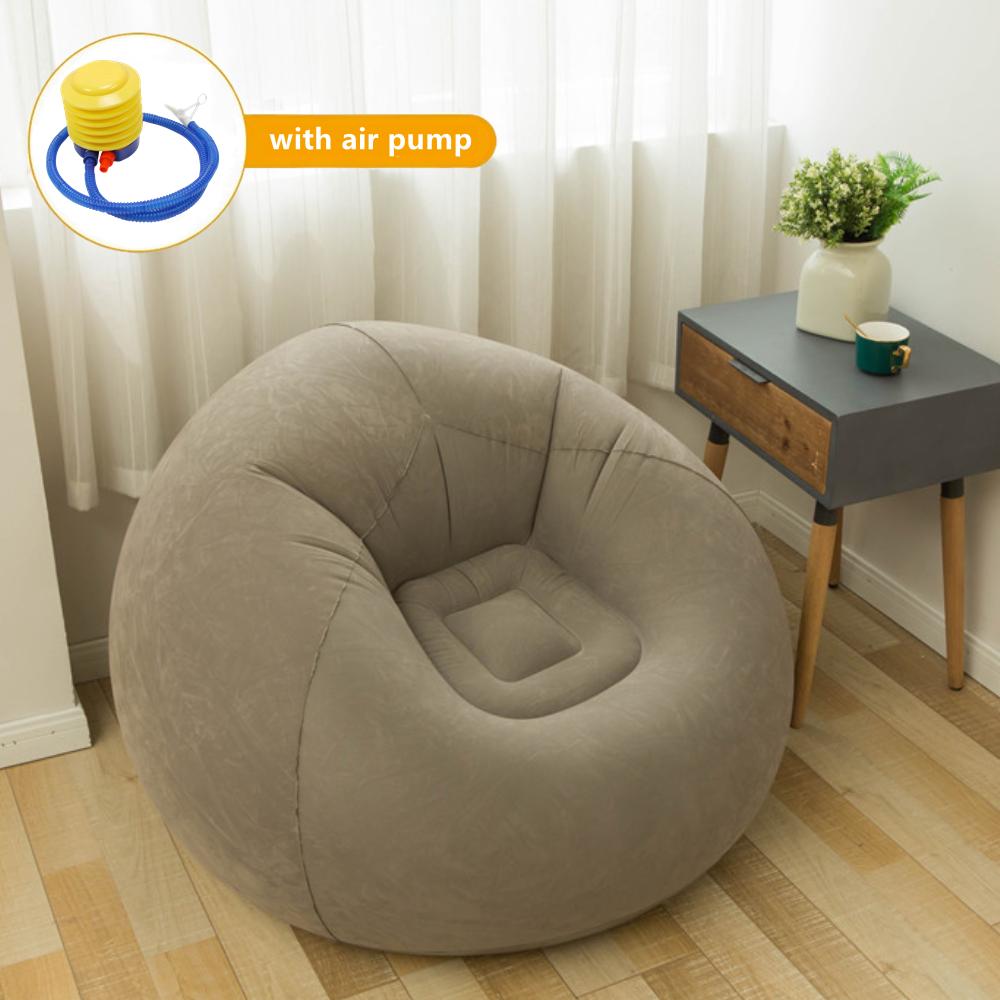 Velké líné nafukovací sedací křesla PVC lehátko Sedací vak Sedací souprava Pouf Puff Gauč Tatami Obývací pokoj Zásobování
