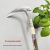 Manganese Steel Scythe: Durable Long-Handled Grass Cutting Knife for Agricultural Use