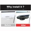 ABS Chrome Car Door Handle Protective Covers Trim Door Bowl Cover Sticker For honda civic 10th 2016 2017 2018
