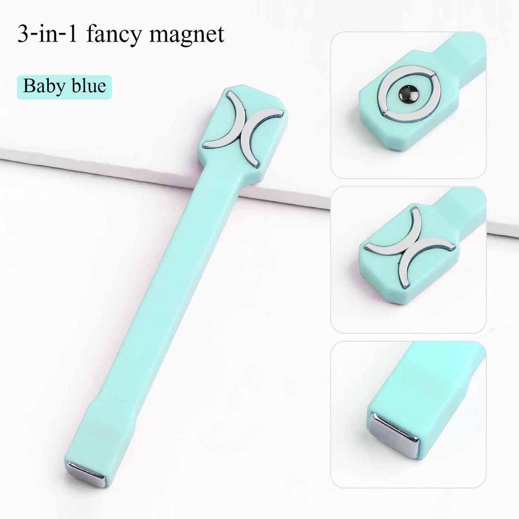 Nail Art Magnetic Stick Wand Pen Set for 3D Cat Eye Gel Painting Nails Art Magnet Wand UV Gel Polish Magic Manicure Tools