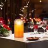 PinnWaa LED Candle, Glass, 1pc, Warm White, Ambient Candle Light, with Remote Control, Safe, Energy-Saving, Flickers Like a Real Flame, Relaxing