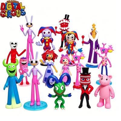 Neue El Increíble Circo Digital Anime Figur Ragatha/Jax/Pomni Actionfigur PVC Sammlung Modell Puppe Spielzeug