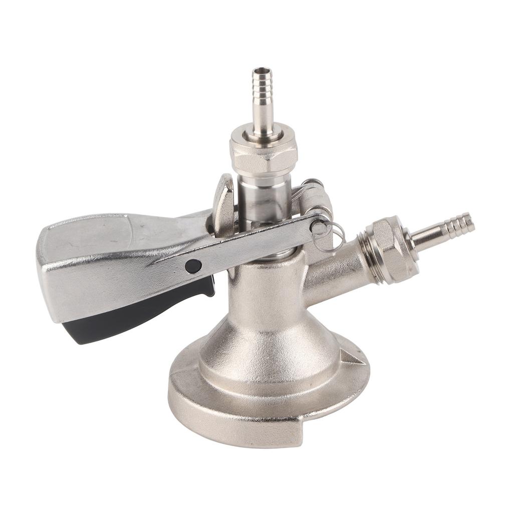 A Type Keg Coupler Stainless Steel Beer Keg Dispenser Connector Dispensing Equipment Accessory