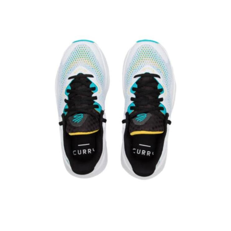 Under Armour Curry Splash 24 AP White Cool Pink Belt Blue Unisex Sneakers 3027262-100
