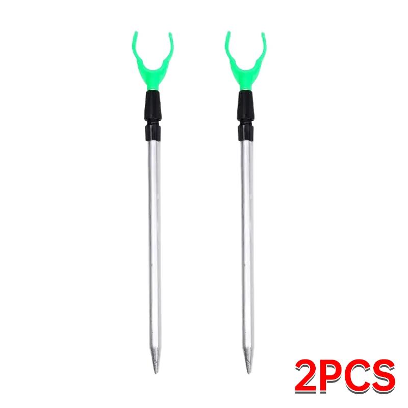 Multifunctional Retractable Fishing Rod Holder Heavy Duty Outdoor Fishing Rack with Sturdy Construction for Stable Rod Placement