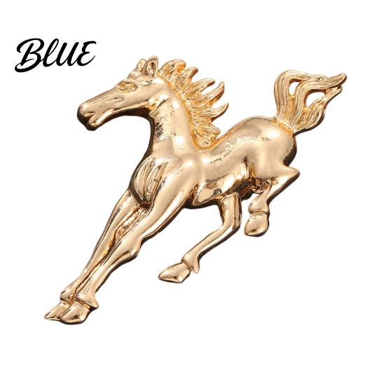 Horse Pin Brooch Exuding Elegance Power Bold Sophisticated Design Retro