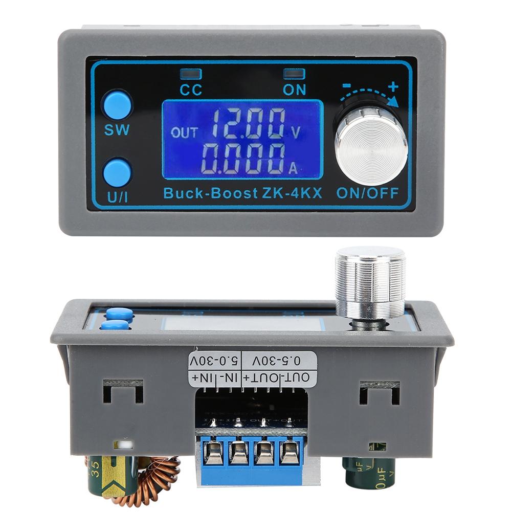 0.530V 4A DCDC BuckBoost Converter Module CCCV Voltage Regulator Display LCD