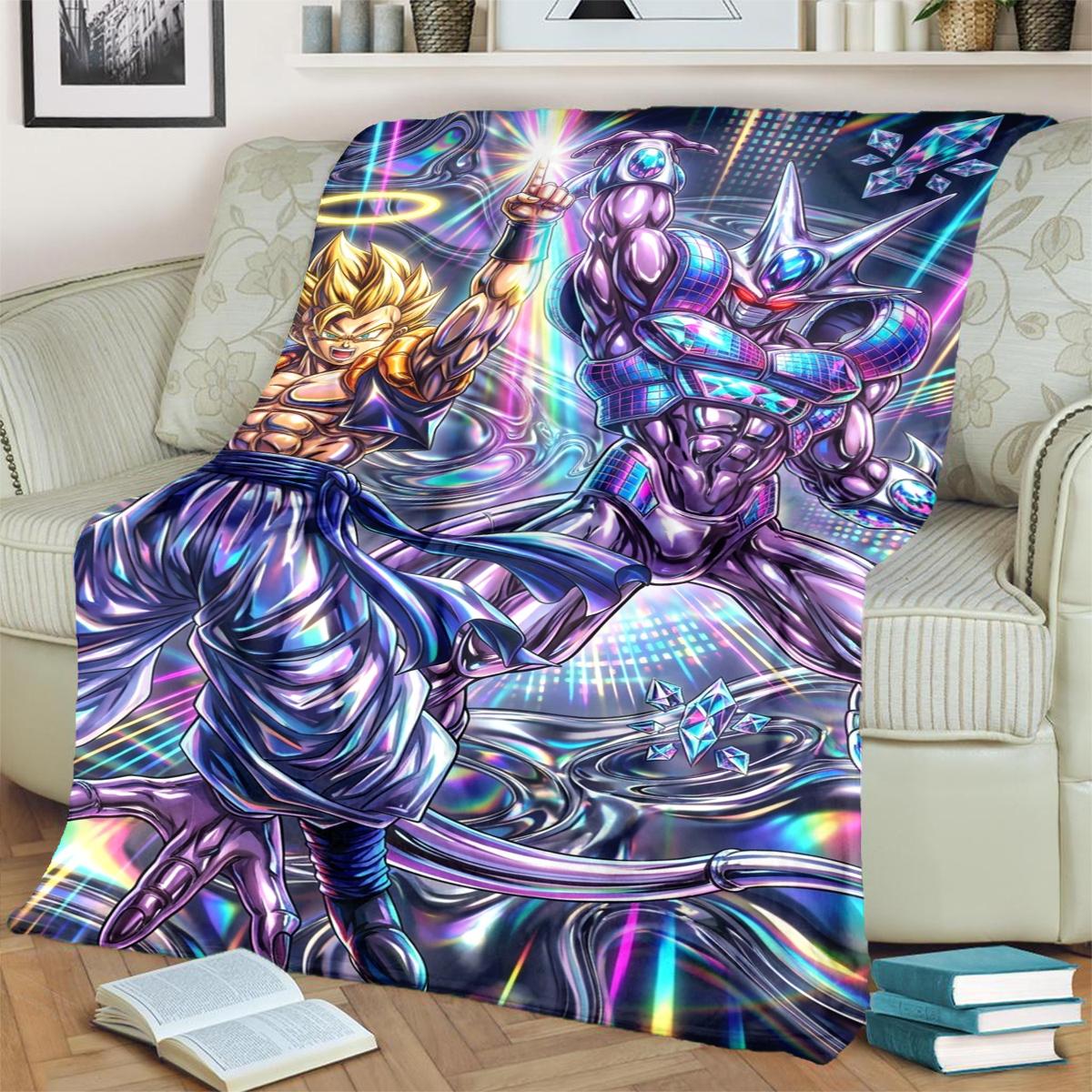 

Warm Dragon Ball! Flannel Blanket for Bedrooms, Sofas, Beds, Chairs, Picnics, Travel and Daily Use 75x90cm