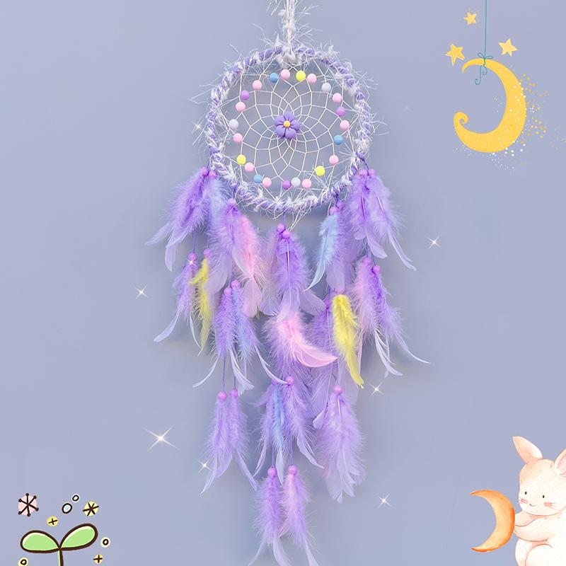 Dream Catcher Handmade Wind Chimes Bedroom Curtain Car Hanging Ornaments Wall Pendant Birthday Festival Gifts Home Decor Crafts