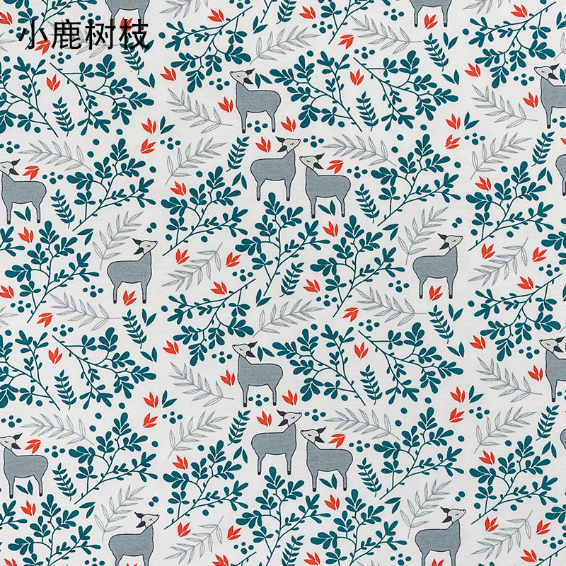 Printed Cartoon Cotton Knitted Fabric by Half Meter Cotton Jersey Fabric for Baby Clothing Making 100x185cm Other Fabric Plain