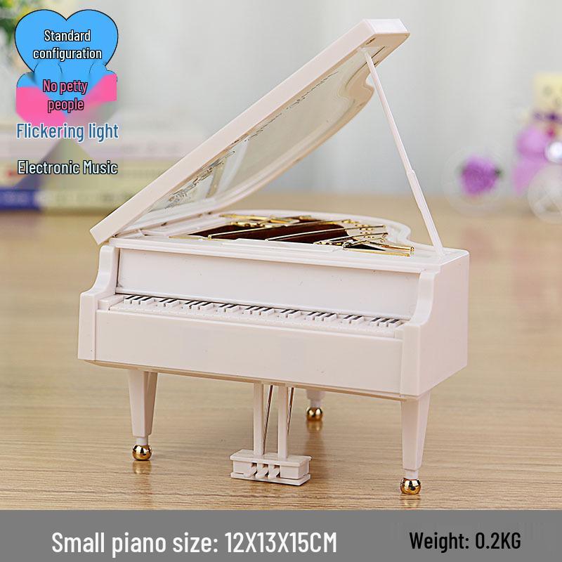 

Piano Music Box with Rotating Ballet Girl - Eight-Tone Ornament for Children s Birthday or New Year Gift