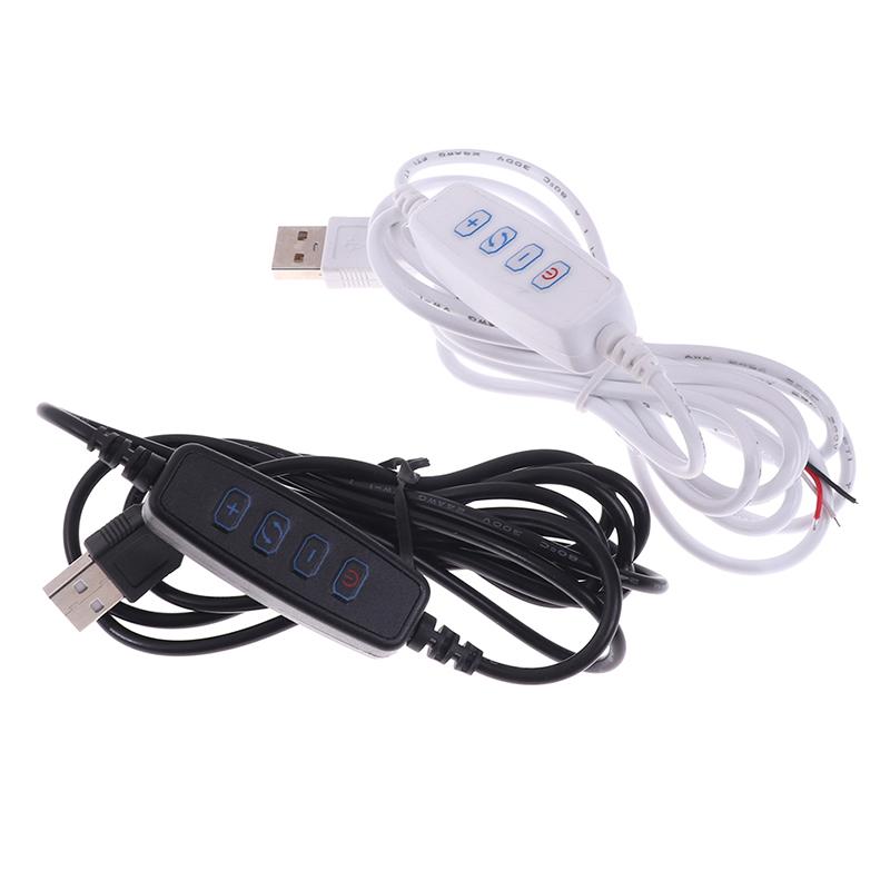 Usb napájecí kabel Multifunkční spínačový ovladač Usb plynulé stmívání 10rychlostní spínací řada Třítónové světlo