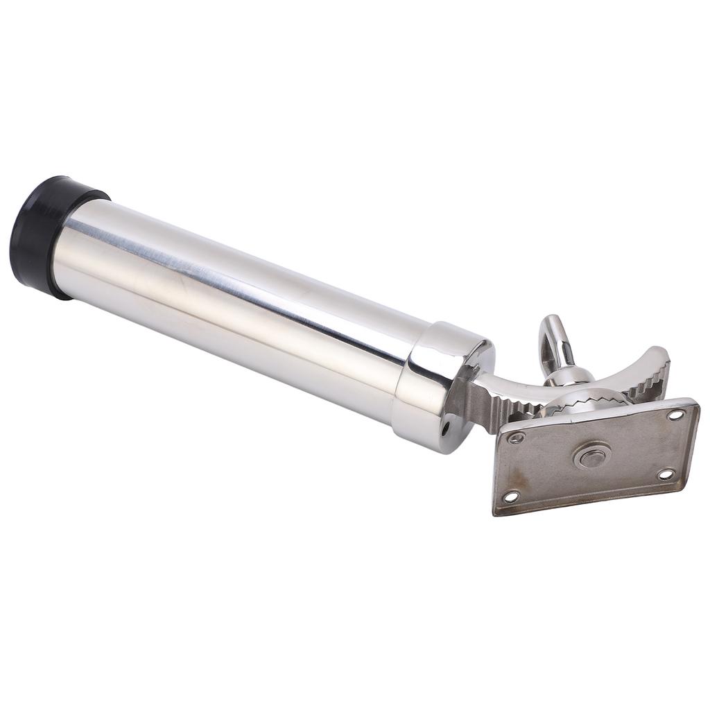 360 Degree Left Right Adjustable Fishing Rod Holder Stainless Steel Fishing Rod Holder for Marine Boat Yacht
