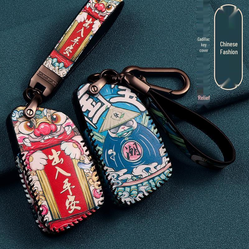 Cadillac Key Case for CT6, XT4, XT5, XT6, XTS, CT4, CT5, ATS-L - Snap-On Shell