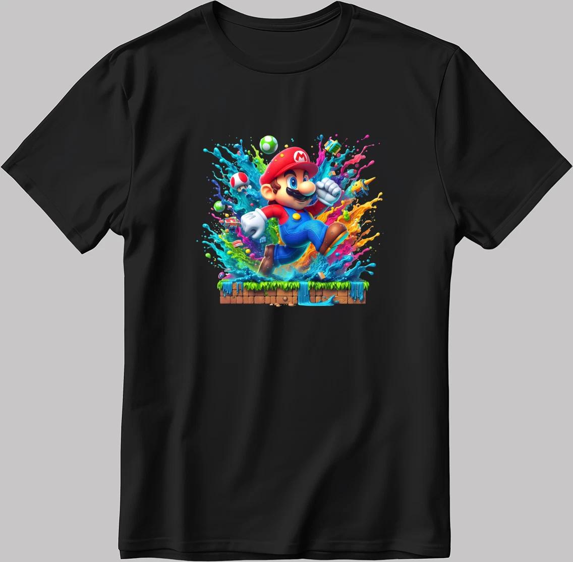 Super Mario Short Sleeve Men s Women s T Shirt N210 XL