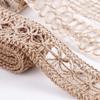 Home Ornament Woven Lace Gift Wrapping Burlap Roll Jute Ribbon Wedding Party Supplies Hemp Rope