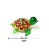 Mini Glass Animal Figurines Cute Snail Dolphin Octopus Whale Pig Cat Crab Duck Sea Turtle Rabbit Ghost Demon Hedgehog Ornaments