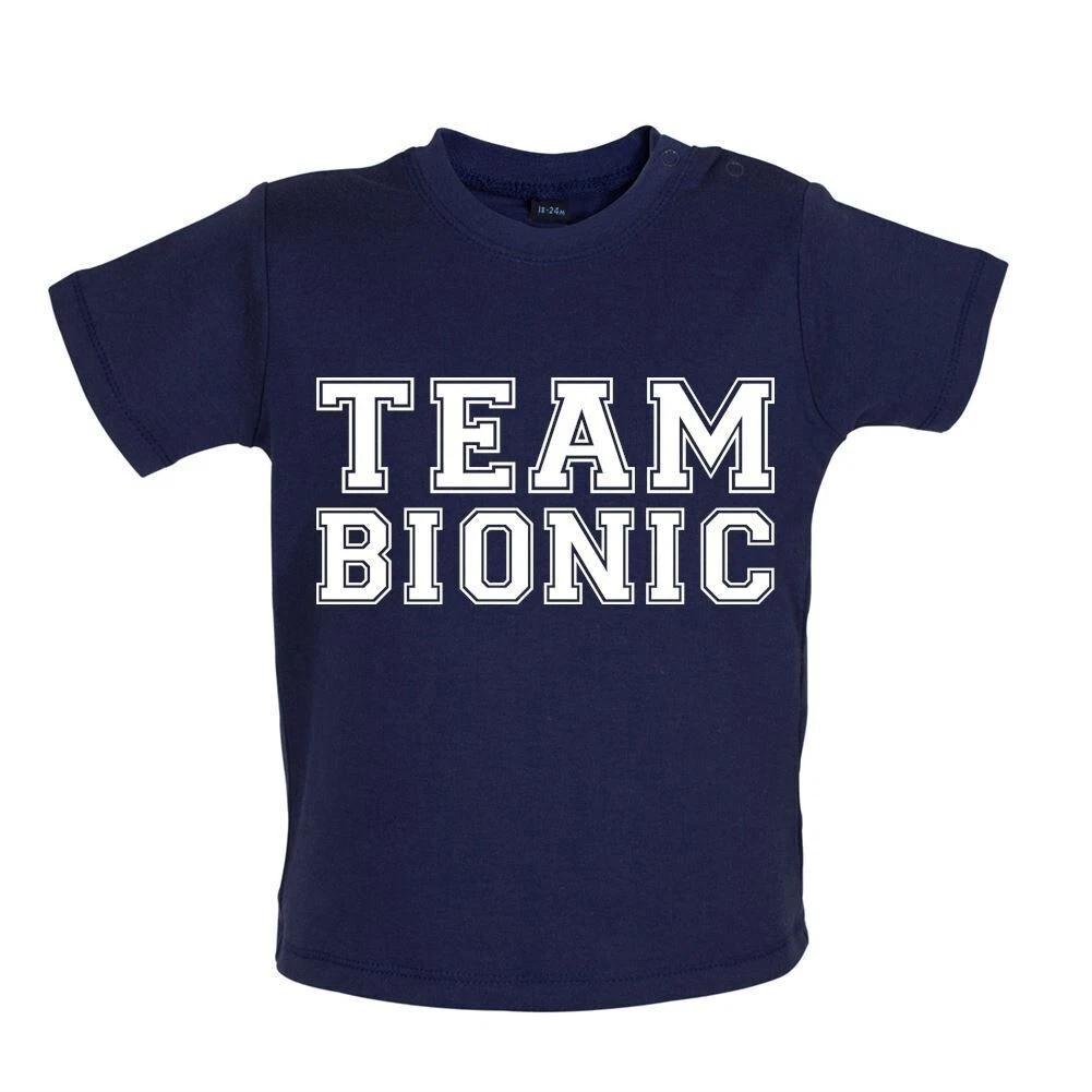 Team Bionic - Baby Kids Boys Girls Unisex T-Shirt / Babygrow - Gladiator TV Game Show Name Contender 150