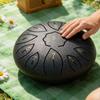 Steel Tongue Drum 6 Inch 11 Notes C Major Percussion Instruments Glucophone Steel Drum For Yoga Meditation Yoga Zen With Mallets