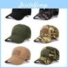 Camouflage Baseballkappe mit atmungsaktivem Netz für Outdoor-Aktivitäten und Sonnenschutz