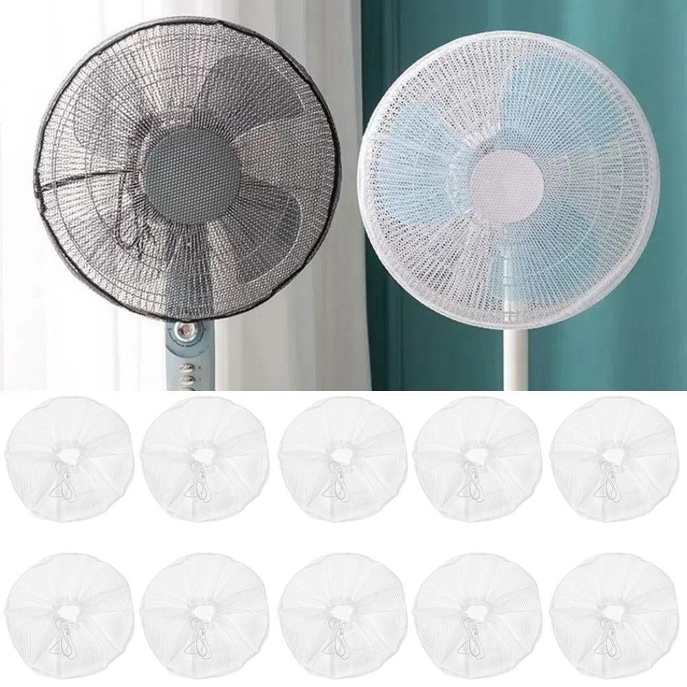 10Pcs Large Fan Safety Mesh Net Universal Electric Fan Cover Fan Safety Dust Cover  Kids