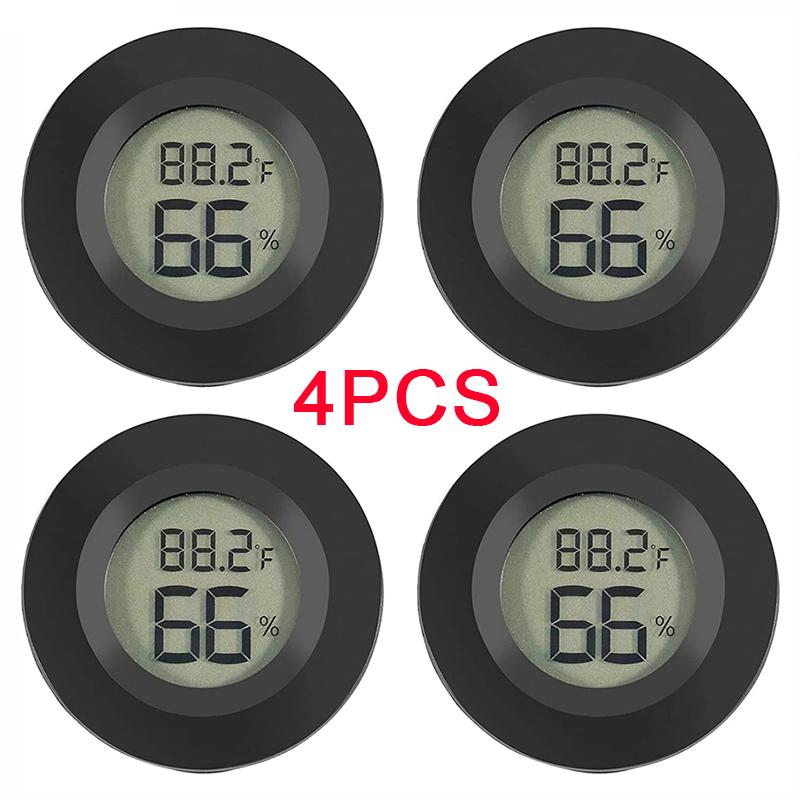

4 шт. ЖК-цифровой термометр гигрометр для помещения электронный измеритель температуры и влажности датчик шкала метеостанция для дома