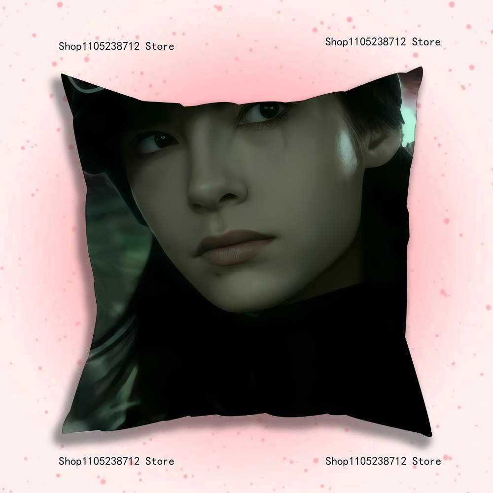 Singer B-Bill K-Kaulitz Anime Pillow Case Anti-dustmite Pillowcase Invisible zipper silky short plush Sofa cushion cover