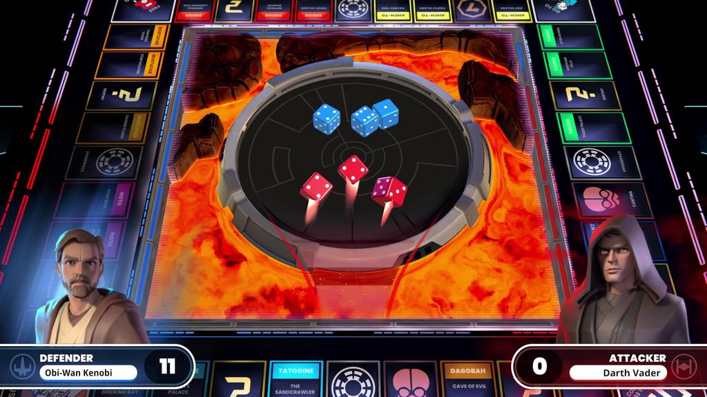 Star Wars Heroes vs Villains Switch MONOPOLY -