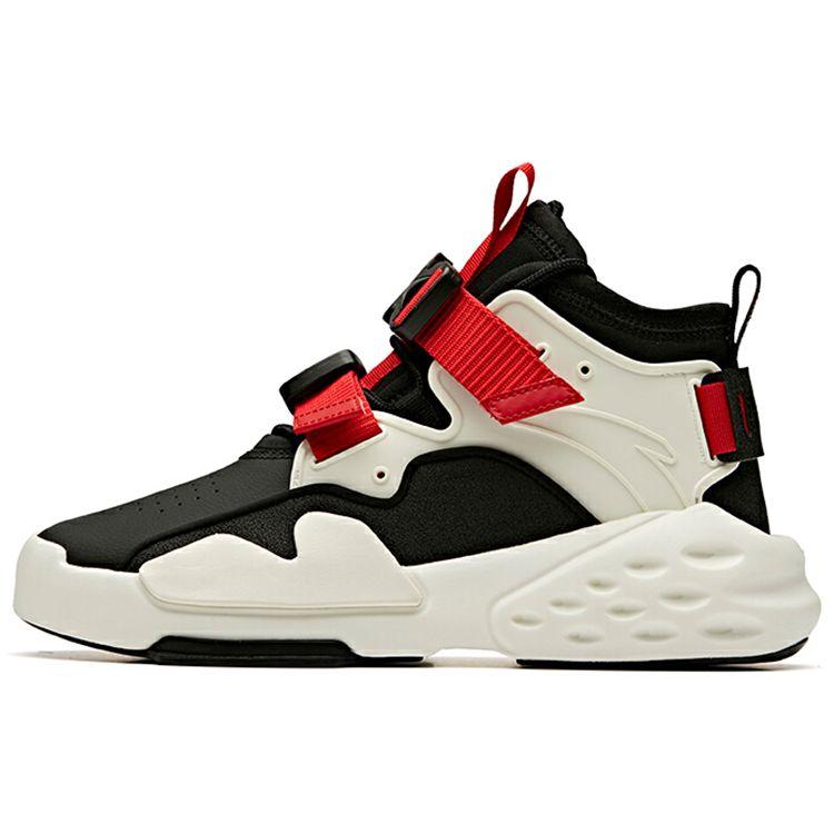 

Anta Badass Fleece High-Top Sneakers Men Sneakers Black White Red 11948080-13 40