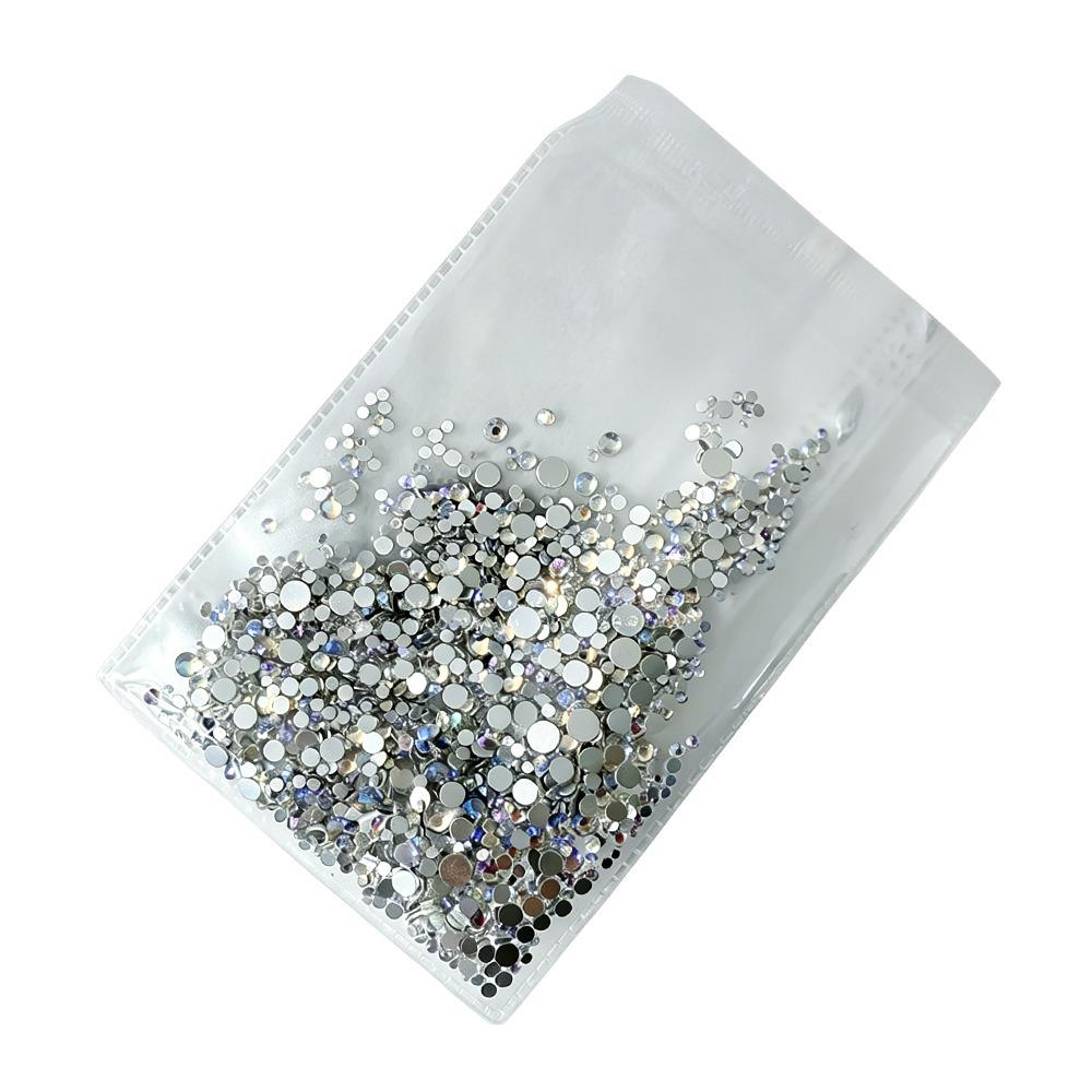 1440Pcs Flat Back Nail Gems Glass Nail Diamonds New Nail Rhinestones DIY Craft