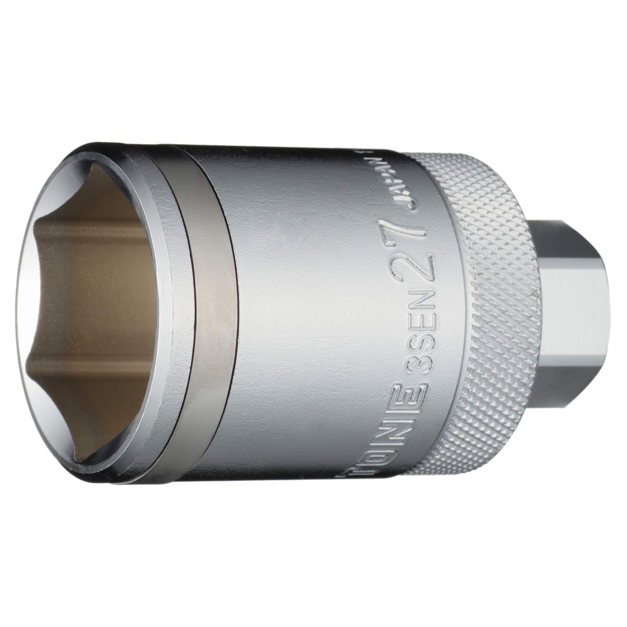 

TONE 3SEN-27 Hexagonal Sensor Socket, 9.5mm (3/8 ) Drive, 27mm Width