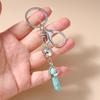 Bohemia Alloy Feather Keychain Women Girls Key Ring Pendants for Handbag Decor DIY Handmade Key Chain Jewelry Gifts
