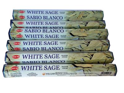 Bestthing Hem 120 Bulk Incense Sticks - 6 X 20 Sticks - White Sage