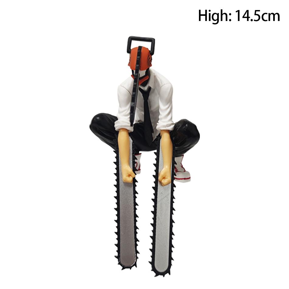 18.5cm Anime Figure Chainsaw Man Power Denji Action Figurine PVC Collection Model Doll Toy Statue Desk Decoration Halloween Gift