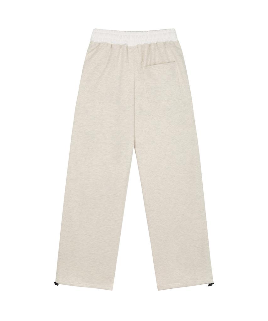 ROCKCAKE Waist Layered 2Way Jogger - Oatmeal