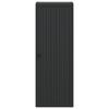 Wall Mounted Cabinet Black 33 X 34.5 X 90 Cm Particleboard
