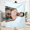 Man Phone Necklace Blanket Soft & Cozy Perfect for Bedding Office Chair Couch All-Season Use Warmthful Decor Perfect Gift for Relatives and Friends